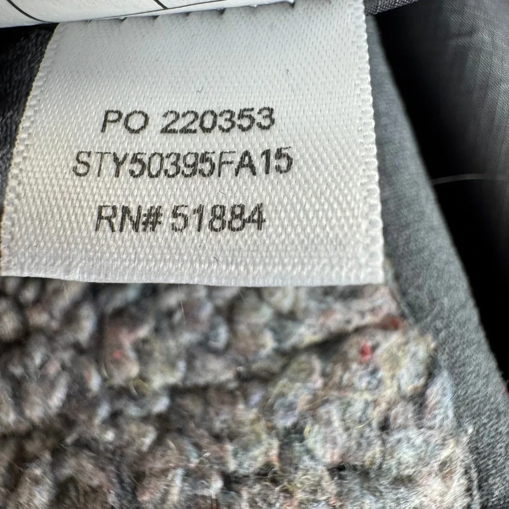 Patagonia Mixed Media Quilted Sherpa Snap-T Pullover Jacket‎ Gray Black Womens S